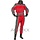 Arroxx overall katoen  Rood / grijs
