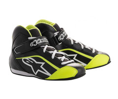 Alpinestars Alpinestars Tech-1 K S (kinder kart schoenen) ZWART/WIT/FLUO GEEL