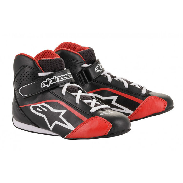 Alpinestars Alpinestars Tech-1 K S (kinder kart schoenen) ZWART/WIT/ROOD