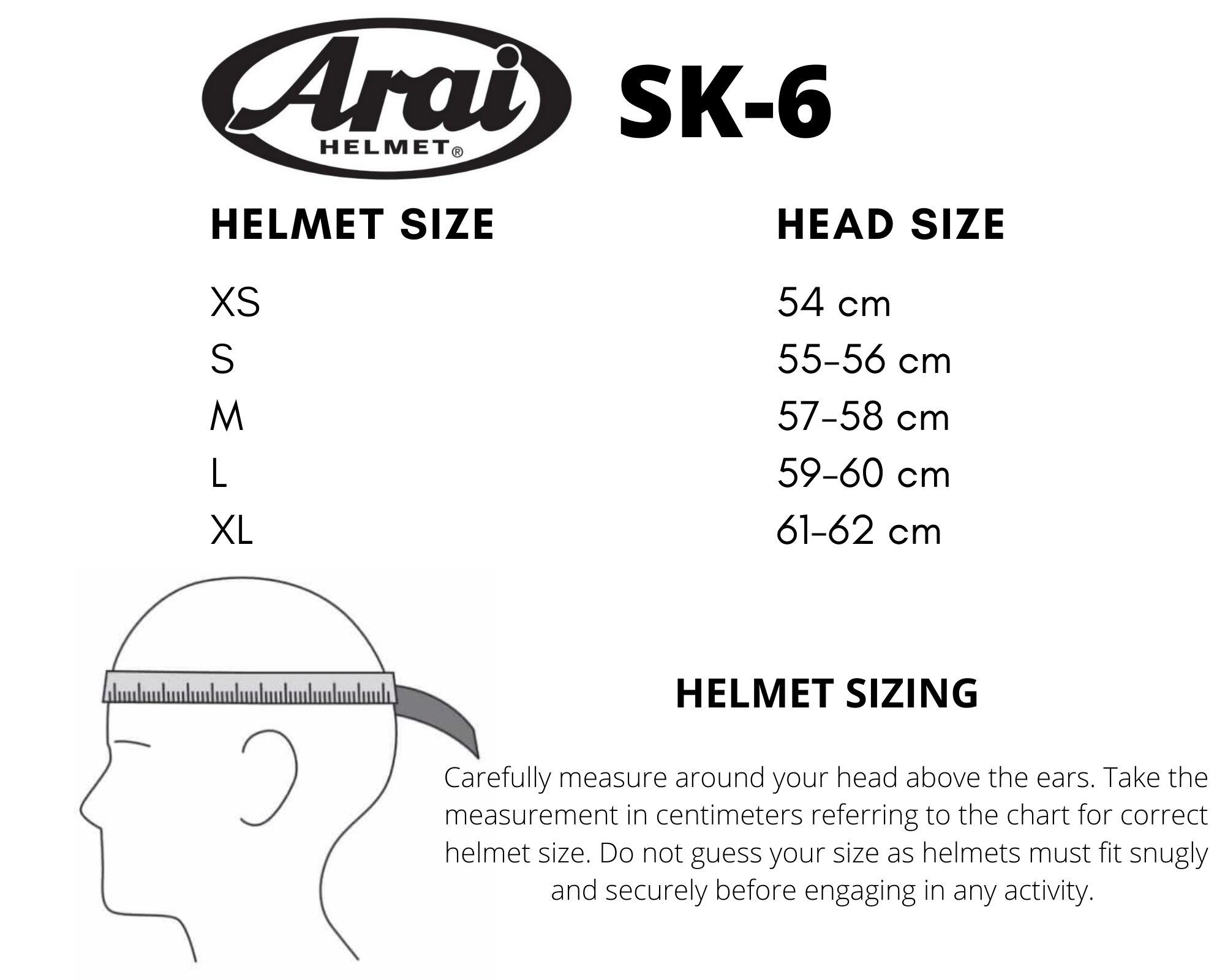 Arai Arai SK-6 (Snell K2020)