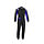 Sparco Rookie overall zwart/blauw
