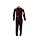 Sparco thunder overall kids zwart/rood