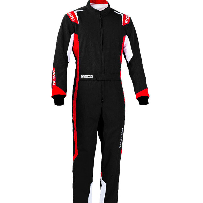 Sparco Sparco thunder overall kids zwart/rood