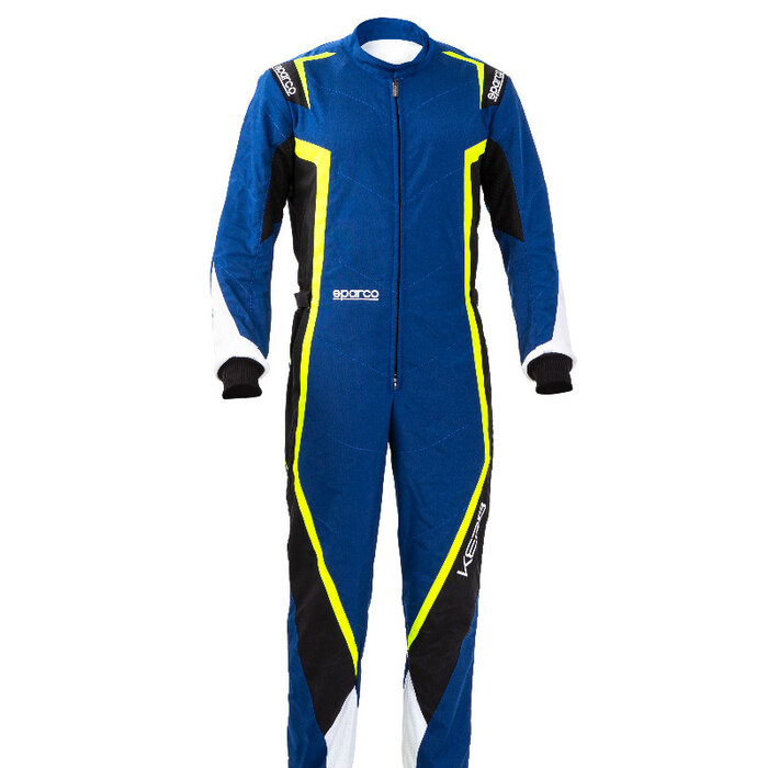 Sparco rco kerb overall kids blauw/geelSpa