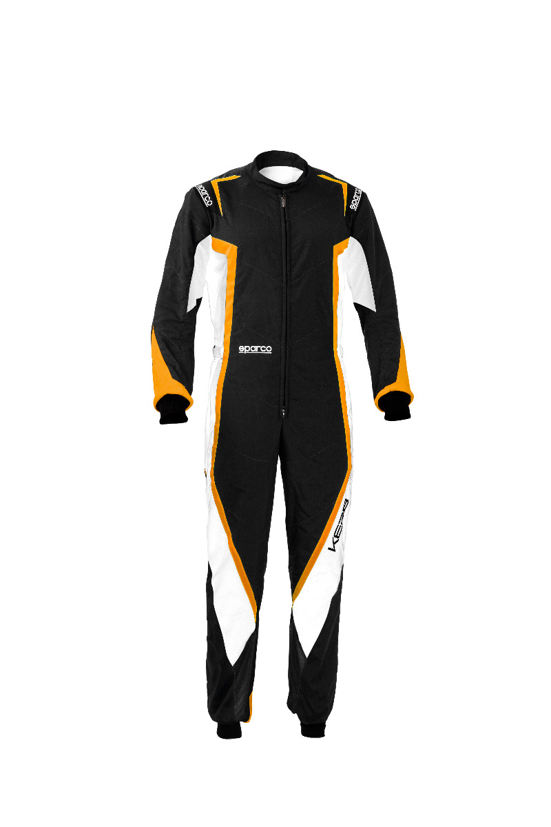 Sparco Sparco kerb overall zwart/oranje/wit