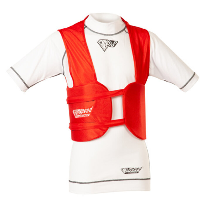 Speed Racewear Speed rib vest rood