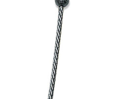 deKartshop.nl Gaskabel / remkabel/ koppeling kabel ronde kop 2M x 1,9MM