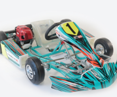 Formula K Formula K Delfino Baby Kart met 140F Motor en banden 35CC 4-takt