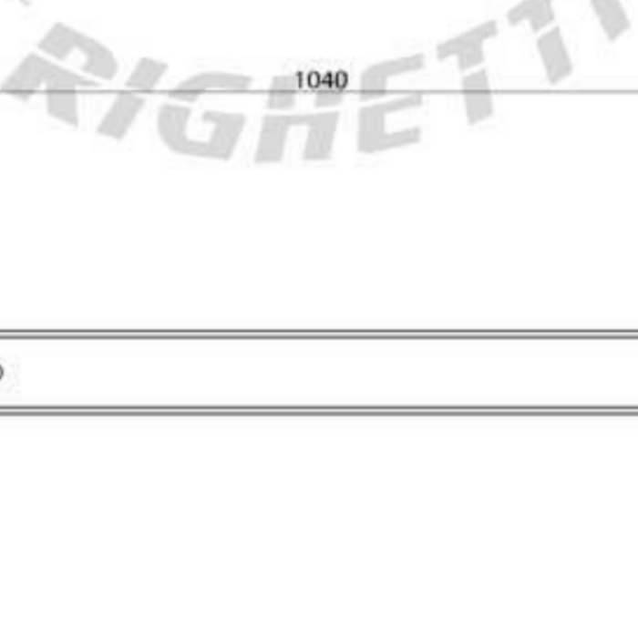 Righetti Ridolfi RR Achteras 40x1020x3MM