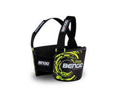 Bengio Bengio bumper rib beschermer zwart/fluor geel