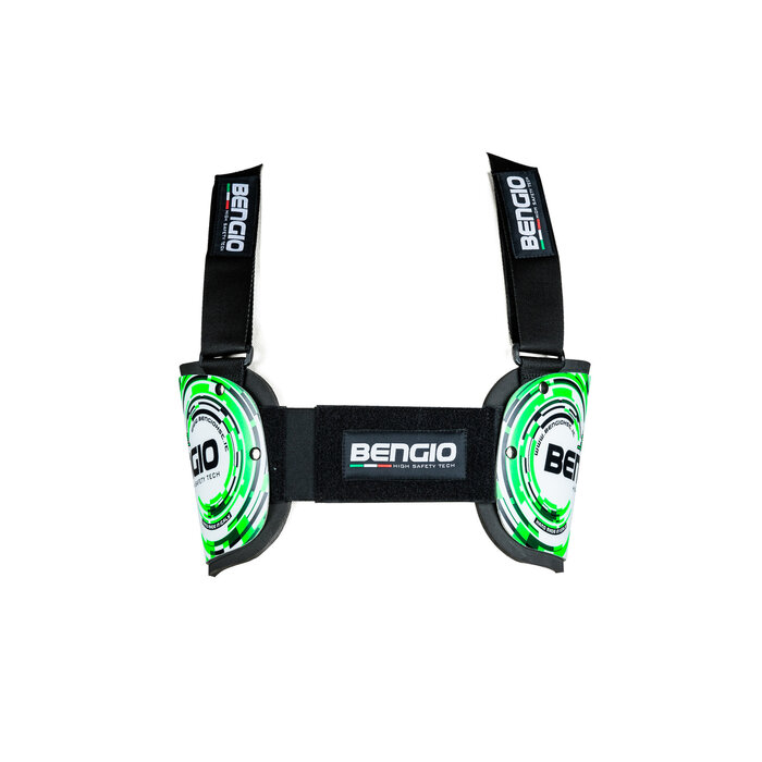 Bengio Bengio bumper rib beschermer wit/ groen
