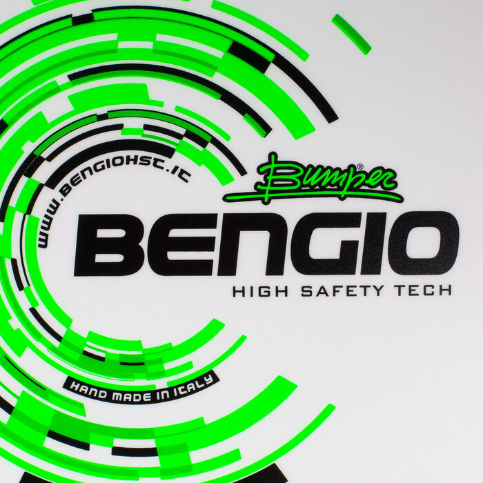 Bengio Bengio bumper rib beschermer wit/ groen