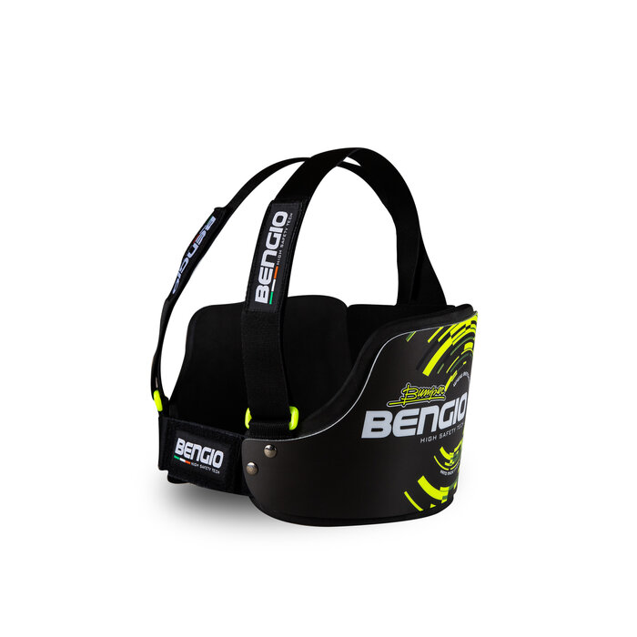 Bengio Bengio bumper rib beschermer zwart/fluor geel lady / dames model