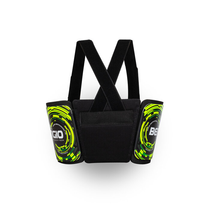 Bengio Bengio bumper rib beschermer zwart/fluor geel lady / dames model