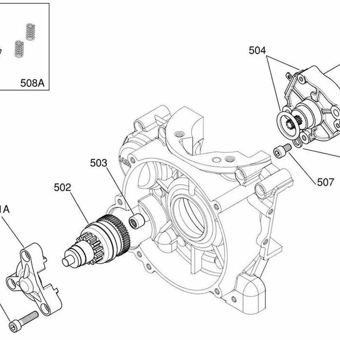 Iame Iame X30 startmotor compleet origineel
