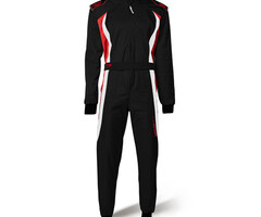 Speed Racewear Speed LVL2 Overall RS-3 Barcelona zwart/wit/rood