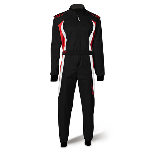 Speed Racewear Speed LVL2 Overall RS-3 Barcelona zwart/wit/rood