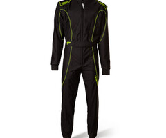 Speed Racewear Speed LVL2 Overall RS-1 Barcelona zwart/fluor geel