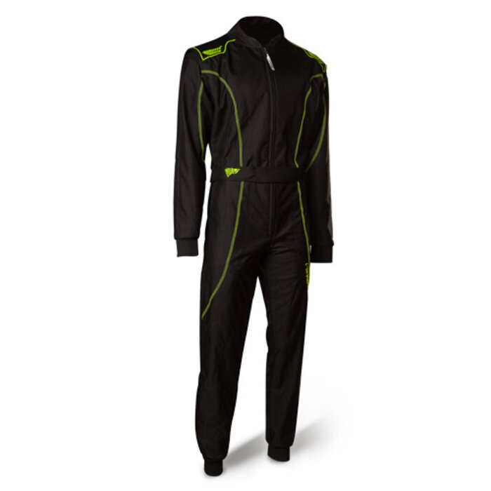 Speed Racewear Speed LVL2 Overall RS-1 Barcelona zwart/fluor geel