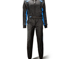 Speed Racewear Speed 2 lagen Overall RS-2 Silverstone zwart/blauw