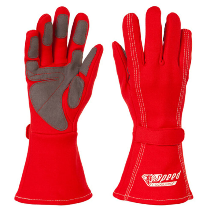 Speed Racewear Speed handschoenen Auckland G-1 Rood