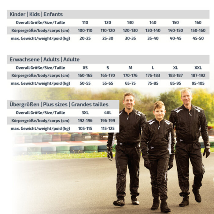 Speed Racewear Speed hobby overall DAYTONA HS-1 Zwart / geel