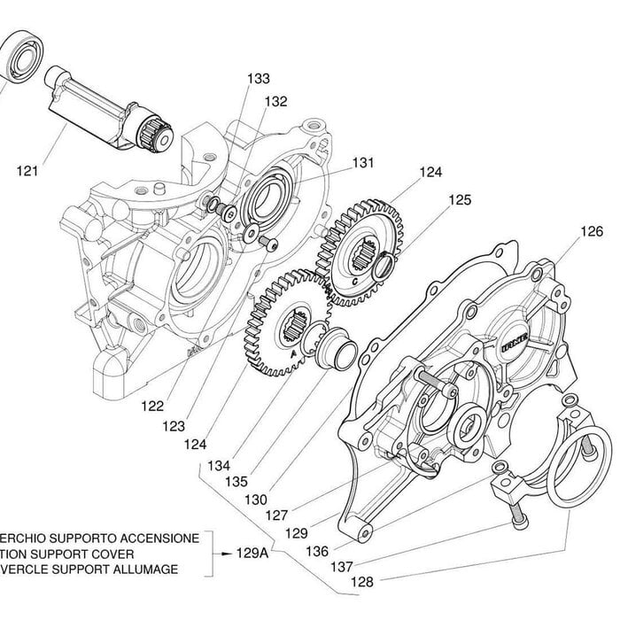 Iame Iame X30 balansas  lager ring M5