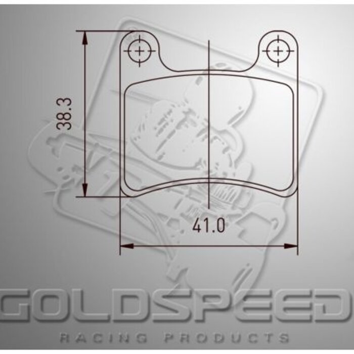 Goldspeed Goldspeed remblokset IPK/ Intrepid front