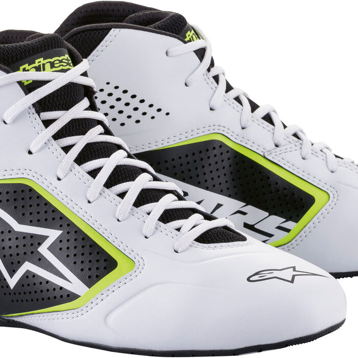 Alpinestars Alpinestars Tech-1 K V2 Start Wit / zwart / fluor geel