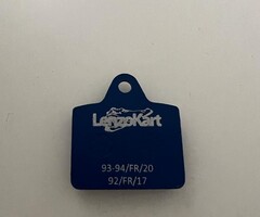 LK Line Lenzo/Luxor achterremblok OK/OKJ/KZ Medium /Blauw LKF9