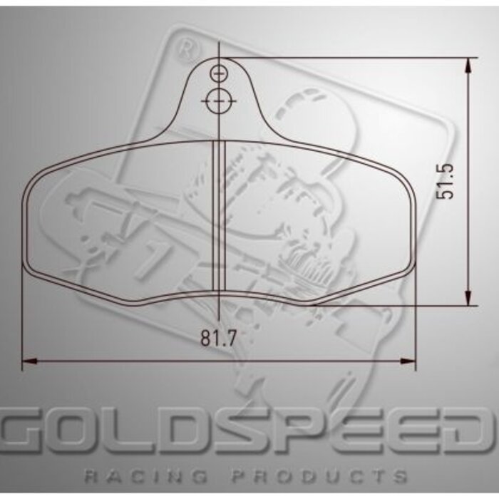 Goldspeed Goldspeed remblokset intrepid evo 3 achter