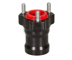 Righetti Ridolfi RR voorwielnaaf zwart aluminium 75 x 25MM