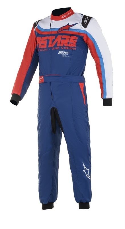 Alpinestars AlpAlpinestars KMX-9 v2 S Graphic Blauw/ rood / wit Kids