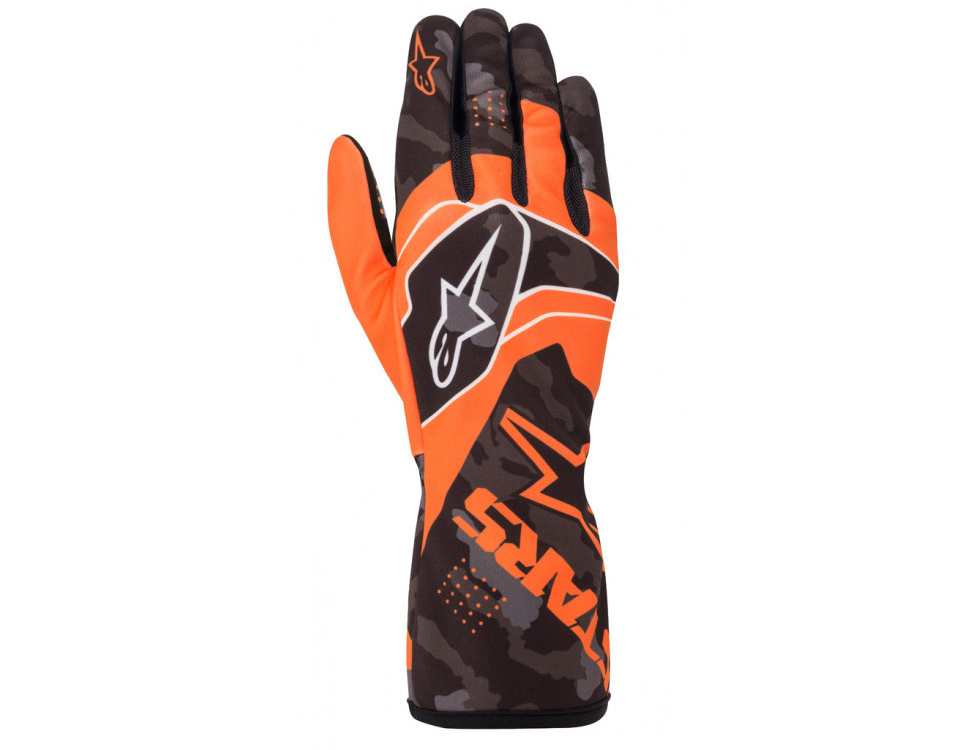 Alpinestars Alpinestars Tech 1-K glove Camo Fluor oranje / zwart