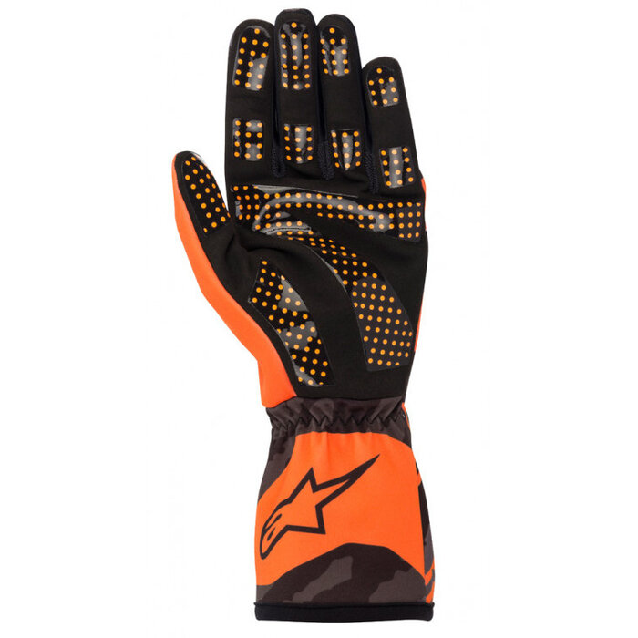 Alpinestars Alpinestars Tech 1-K glove Camo Fluor oranje / zwart
