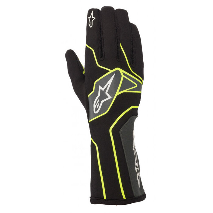 Alpinestars Alpinestars Tech 1-K V2 glove zwart / fluor geel