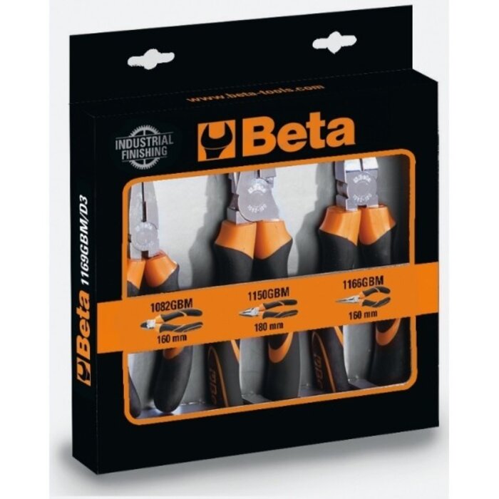 Beta Beta Tangen set 3-delig (knip,punt,combi)