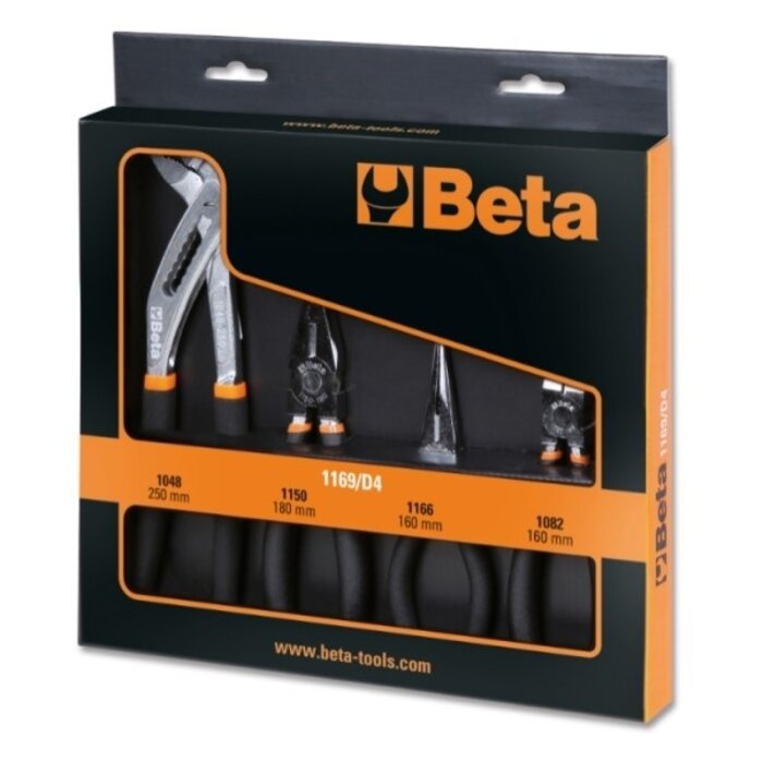 Beta Beta Tangen set 4-delig (knip,punt,combi, waterpomp)