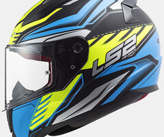 LS2 LS2 FF353 Gale zwart / blauw / fluor geel