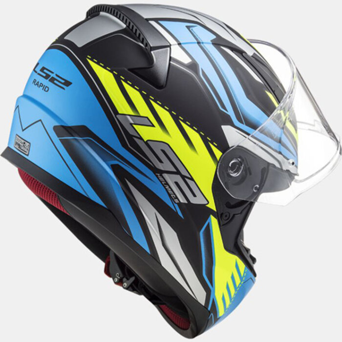LS2 LS2 FF353 Gale zwart / blauw / fluor geel