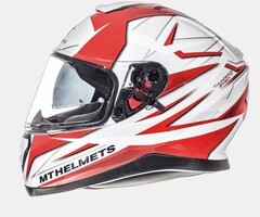 MT Helmets MT helmets Thunder 3 Wit rood