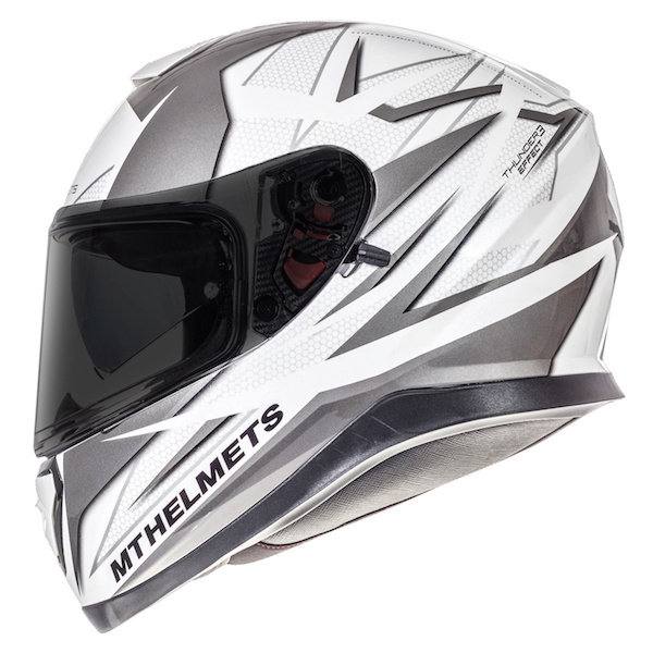 MT Helmets MT helmets Thunder 3 wit / zilver