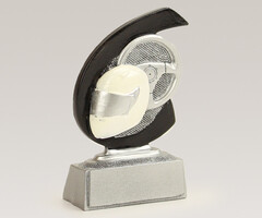 Kart Beker zwart / zilver
