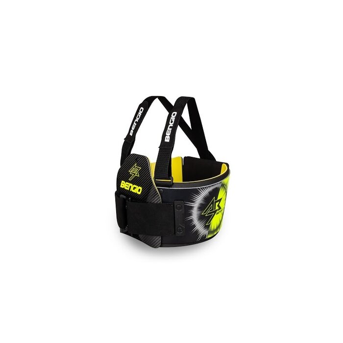 Bengio Bengio AB7 ribprotector FIA 8870-2018 keuring Fluor geel