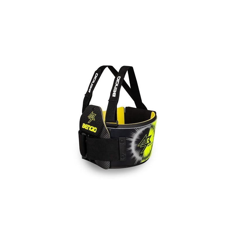 Bengio Bengio AB7 ribprotector FIA 8870-2018 keuring Fluor geel