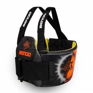 Bengio Bengio AB7 ribprotector FIA 8870-2018 keuring Fluor oranje
