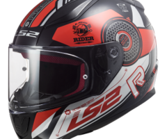 LS2 LS2 FF353 Rapid stratus Zwart/rood/zilver