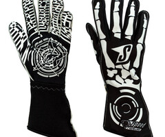 Speed Racewear Speed handschoenen Misano G-1 Zwart/ wit