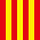 Rood / Gele vlag 80x80CM
