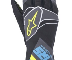 Alpinestars Alpinestars Tech 1-K Glove Graphic Zwart / blauw / fluor geel